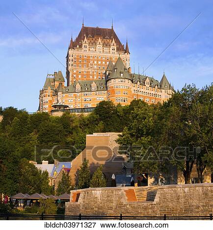 Stock Photo - "Chateau Frontenac and Lower Town, Quebec City, Quebec, Canada, North America". Fotosearch