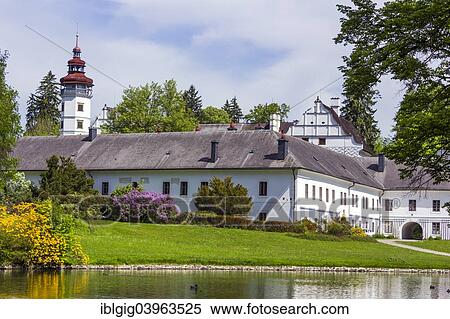 Stock Photography - "Chateau Velke Losiny or Gross Ullersdorf, Sumperk district, Olomoucky region, Czech Republic, Europe". Fotosearch