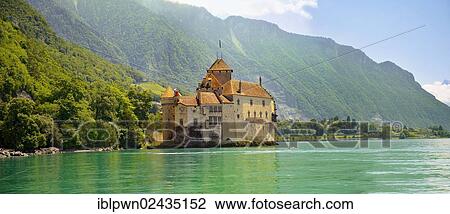 "Chateaux Chillion on Lac Leman, Montreux, Vaud, Switzerland, Europe" View Large Photo Image Stock Image - "Chateaux Chillion on Lac Leman, Montreux, Vaud, Switzerland, Europe". Fotosearch