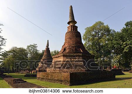 "Chedi at Wat Phra Kaeo, Historical Park of Kamphaeng Phet, Northern Thailand, Thailand, Asia" View Large Photo Image Stock Photograph - "Chedi at Wat Phra Kaeo, Historical Park of Kamphaeng Phet, Northern Thailand, Thailand, Asia". Fotosearch