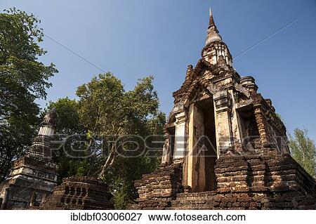 "Chedi, temple complex of Wat Chedi Ched Thaeo, Si Satchanalai Historical Park, UNESCO World Heritage Site, Si Satchanalai, Sukhothai Province, Northern Thailand, Thailand, Asia" View Large Photo Image Stock Photo - "Chedi, temple complex of Wat Chedi Ched Thaeo, Si Satchanalai Historical Park, UNESCO World Heritage Site, Si Satchanalai, Sukhothai Province, Northern Thailand, Thailand, Asia". Fotosearch