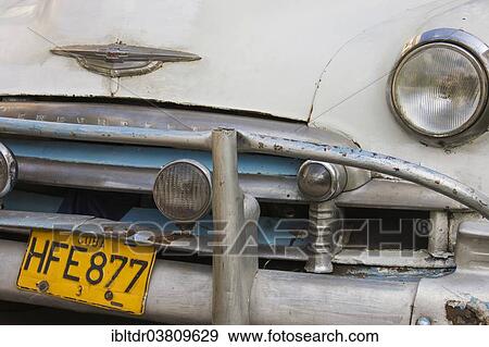 Stock Photo - "Chevrolet, classic car, Havana, Cuba, North America". Fotosearch
