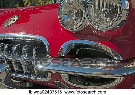 "Chevrolet Corvette, built in 1958, PublicGround" View Large Photo Image Stock Photography - "Chevrolet Corvette, built in 1958, PublicGround". Fotosearch