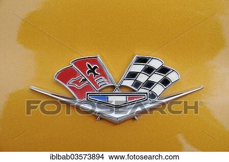 "Chevrolet Corvette, logo, emblem, American vintage sports car, Germany, Europe" View Large Photo Image Picture - "Chevrolet Corvette, logo, emblem, American vintage sports car, Germany, Europe". Fotosearch