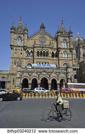 "Chhatrapati Shivaji Terminus, formerly Victoria Terminus, UNESCO World Heritage Site, Mumbai oder Bombay, Mumbai, Maharashtra, India, Asia" View Large Photo Image Stock Image - "Chhatrapati Shivaji Terminus, formerly Victoria Terminus, UNESCO World Heritage Site, Mumbai oder Bombay, Mumbai, Maharashtra, India, Asia". Fotosearch