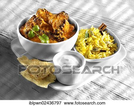 Stock Photo - Chicken Tikka Masala curry. Fotosearch