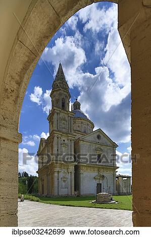 Stock Photo - "Chiesa San Biagio church, Montepulciano, Tuscany, Italy, Europe". Fotosearch