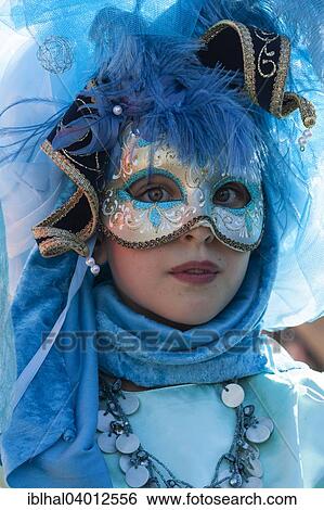 "Child dressed up with a Venetian Carnival mask and costume at the Venetian Fair on the historic market square, Ludwigsburg, Baden-Wurttemberg, Germany, Europe" View Large Photo Image Stock Photograph - "Child dressed up with a Venetian Carnival mask and costume at the Venetian Fair on the historic market square, Ludwigsburg, Baden-Wurttemberg, Germany, Europe". Fotosearch