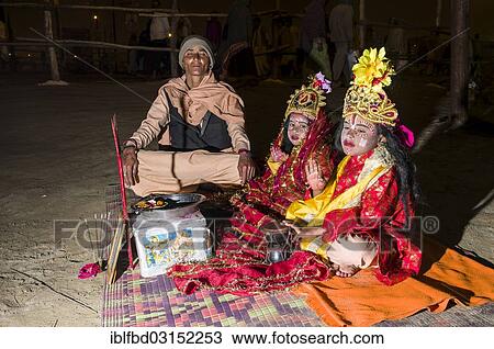 "Children dressed as goddesses, during Kumbha Mela, Allahabad, Uttar Pradesh, India, Asia" View Large Photo Image Stock Image - "Children dressed as goddesses, during Kumbha Mela, Allahabad, Uttar Pradesh, India, Asia". Fotosearch