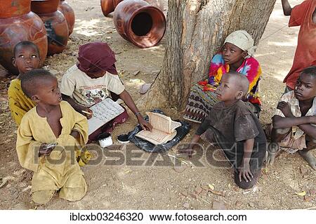 "Children during Koran lessons, Garoua, North Region, Cameroon, Africa" View Large Photo Image Stock Image - "Children during Koran lessons, Garoua, North Region, Cameroon, Africa". Fotosearch