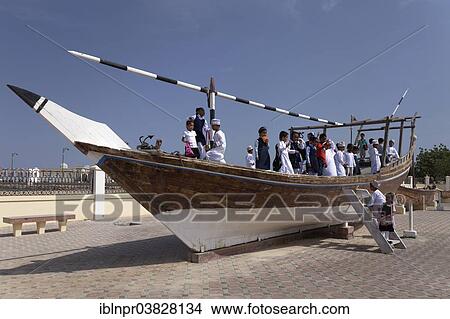 "Children playing on a dhow-ship in the Dhow Museum, Sur, Ash Sharqiyah province, Sultanate of Oman, Arabian Peninsula" View Large Photo Image Picture - "Children playing on a dhow-ship in the Dhow Museum, Sur, Ash Sharqiyah province, Sultanate of Oman, Arabian Peninsula". Fotosearch