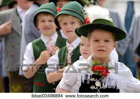 "Children wearing traditional costume, Mindelheim, Unterallgau District, Bavaria, Germany, Europe" View Large Photo Image Picture - "Children wearing traditional costume, Mindelheim, Unterallgau District, Bavaria, Germany, Europe". Fotosearch