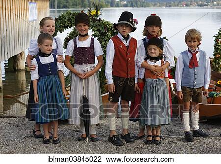 "Children wearing traditional costumes, Alt-Schlierseer-Kirchtag festival, Schliersee, Upper Bavaria, Bavaria, Germany, Europe" View Large Photo Image Stock Image - "Children wearing traditional costumes, Alt-Schlierseer-Kirchtag festival, Schliersee, Upper Bavaria, Bavaria, Germany, Europe". Fotosearch
