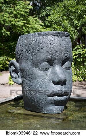 "Child's head sculpture, group of sculptures """"spring Astrid"""" by the Gothenburg artist Berit Lindfeldt in the 2014 opened gardens of the Information and Cultural Centre Astrid Lindgren Nas, Vimmerby, Smaland, Sweden, Europe" View Large Photo Image Stock Image - "Child's head sculpture, group of sculptures """"spring Astrid"""" by the Gothenburg artist Berit Lindfeldt in the 2014 opened gardens of the Information and Cultural Centre Astrid Lindgren Nas, Vimmerby, Smaland, Sweden, Europe". Fotosearch