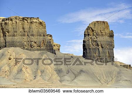 "Chimney Rock, Badlands, Hanksville, Utah, United States, North America" View Large Photo Image Stock Photograph - "Chimney Rock, Badlands, Hanksville, Utah, United States, North America". Fotosearch