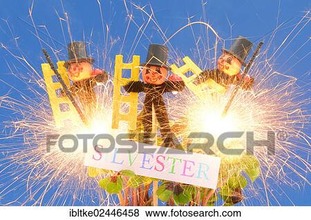 Chimneysweep figurines as lucky charms for the new year View Large Photo Image Stock Photo - Chimneysweep figurines as lucky charms for the new year. Fotosearch