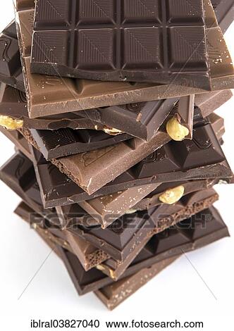 "Chocolate bars, stacked" View Large Photo Image Stock Image - "Chocolate bars, stacked". Fotosearch