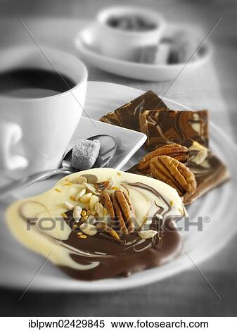 Chocolate biscuits and coffee View Large Photo Image Stock Photography - Chocolate biscuits and coffee. Fotosearch