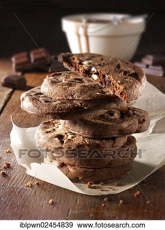 Chocolate biscuits View Large Photo Image Stock Photo - Chocolate biscuits. Fotosearch