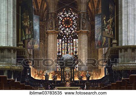 "Choir and altar, Milan Cathedral, Milan, Lombardy, Italy, Europe" View Large Photo Image Stock Photography - "Choir and altar, Milan Cathedral, Milan, Lombardy, Italy, Europe". Fotosearch