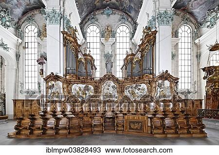 "Choir, choir stalls and interior of the baroque Catholic Cathedral of St. Gallen, St. Gallen, Canton of St. Gallen, Switzerland, Europe" View Large Photo Image Stock Image - "Choir, choir stalls and interior of the baroque Catholic Cathedral of St. Gallen, St. Gallen, Canton of St. Gallen, Switzerland, Europe". Fotosearch