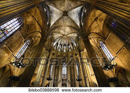 "Choir, interior view, La Catedral de Santa Creu i Santa Eulalia, Barri Gotic, Barcelona, ​​Catalonia, Spain, Europe" View Large Photo Image Stock Photo - "Choir, interior view, La Catedral de Santa Creu i Santa Eulalia, Barri Gotic, Barcelona, ​​Catalonia, Spain, Europe". Fotosearch