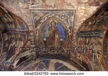 "Christ Pantocrator fresco, Basilica Saint Julien, Brioude, Auvergne, France, Europe" View Large Photo Image Stock Image - "Christ Pantocrator fresco, Basilica Saint Julien, Brioude, Auvergne, France, Europe". Fotosearch
