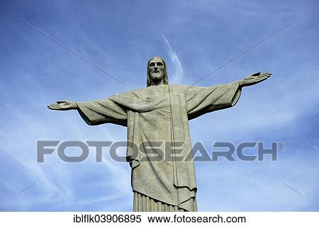 "Christ the Redeemer statue, Cristo Redentor, on Corcovado Mountain, Rio de Janeiro, Rio de Janeiro State, Brazil, South America" View Large Photo Image Stock Photography - "Christ the Redeemer statue, Cristo Redentor, on Corcovado Mountain, Rio de Janeiro, Rio de Janeiro State, Brazil, South America". Fotosearch
