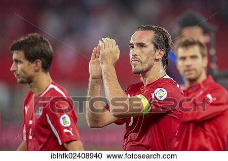 "Christian Fuchs, #5 Austria, thanks, applauds the fans after the WC qualifier soccer game on September 11, 2012 in Vienna, Austria, Europe" View Large Photo Image Stock Image - "Christian Fuchs, #5 Austria, thanks, applauds the fans after the WC qualifier soccer game on September 11, 2012 in Vienna, Austria, Europe". Fotosearch
