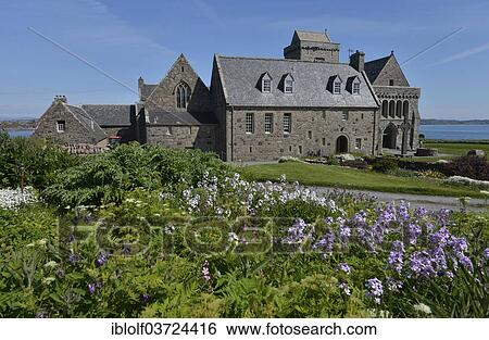 "Christian Iona Abbey, Iona pilgrimage monastery, monastery on the Scottish Hebridean island of Iona, Scotland, United Kingdom, Europe" View Large Photo Image Stock Photograph - "Christian Iona Abbey, Iona pilgrimage monastery, monastery on the Scottish Hebridean island of Iona, Scotland, United Kingdom, Europe". Fotosearch