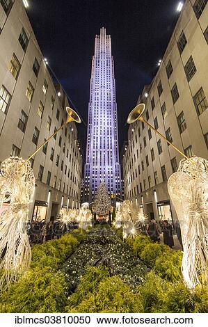 "Christmas Angels at Rockefeller Center, Manhattan, New York City, New York, USA" View Large Photo Image Stock Image - "Christmas Angels at Rockefeller Center, Manhattan, New York City, New York, USA". Fotosearch