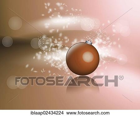 "Christmas bauble, light reflections, illustration" View Large Photo Image Picture - "Christmas bauble, light reflections, illustration". Fotosearch