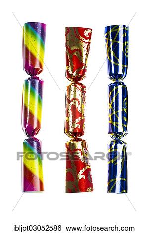 "Christmas crackers, party poppers" View Large Photo Image Stock Photograph - "Christmas crackers, party poppers". Fotosearch