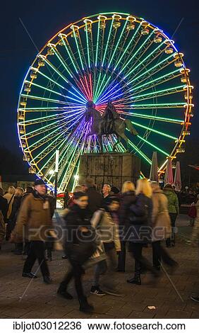 "Christmas fair, ferris wheel on Burgplatz square, Kettwiger Strasse, pedestrian area in the centre of Essen, Essen, North Rhine-Westphalia, Germany, Europe" View Large Photo Image Stock Photograph - "Christmas fair, ferris wheel on Burgplatz square, Kettwiger Strasse, pedestrian area in the centre of Essen, Essen, North Rhine-Westphalia, Germany, Europe". Fotosearch