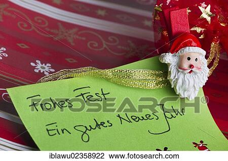 "Christmas greeting card, Frohes Fest, Ein gutes neues Jahr, German for Merry Christmas, Happy New Year" View Large Photo Image Stock Image - "Christmas greeting card, Frohes Fest, Ein gutes neues Jahr, German for Merry Christmas, Happy New Year". Fotosearch