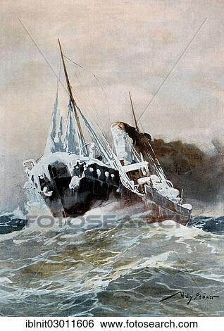 "Christmas in the North Sea, illustration from the yearbook Modern Art in Master Woodcuts, 1900" View Large Photo Image Stock Photograph - "Christmas in the North Sea, illustration from the yearbook Modern Art in Master Woodcuts, 1900". Fotosearch