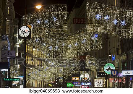 "Christmas lights, Karntner Strasse street, Innere Stadt district, Vienna, Austria, Europe" View Large Photo Image Stock Image - "Christmas lights, Karntner Strasse street, Innere Stadt district, Vienna, Austria, Europe". Fotosearch