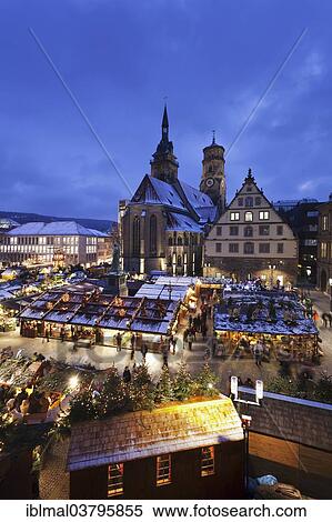"Christmas market in front of the Collegiate Church, Stuttgart, Baden-Wurttemberg, Germany, Europe" View Large Photo Image Stock Photography - "Christmas market in front of the Collegiate Church, Stuttgart, Baden-Wurttemberg, Germany, Europe". Fotosearch
