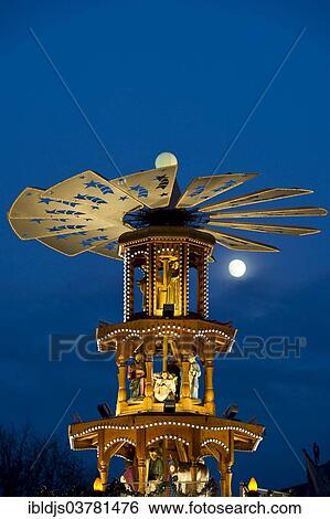"Christmas pyramid, Christmas market at dusk, Karlsruhe, Baden-Wurttemberg, Germany, Europe" View Large Photo Image Stock Photograph - "Christmas pyramid, Christmas market at dusk, Karlsruhe, Baden-Wurttemberg, Germany, Europe". Fotosearch