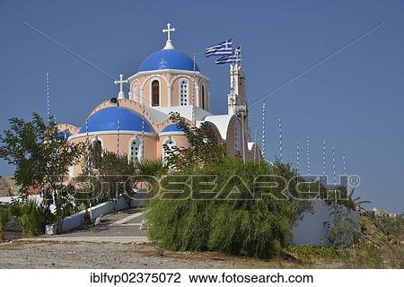 "Christodoulos church, Karterados, Santorini, Cyclades, Greek island, Greece, Europe" View Large Photo Image Stock Image - "Christodoulos church, Karterados, Santorini, Cyclades, Greek island, Greece, Europe". Fotosearch