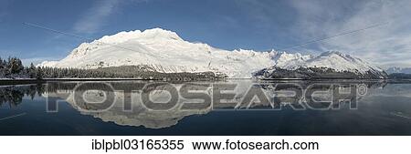 Stock Photography - "Chugach Mountains above Serpentine Cove, Prince William Sound, Alaska, United States, North America". Fotosearch