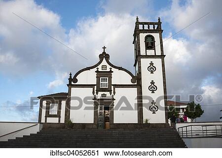 "Church, Algarvia, Sao Miguel, Azores, Portugal, Europe" View Large Photo Image Stock Image - "Church, Algarvia, Sao Miguel, Azores, Portugal, Europe". Fotosearch