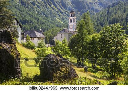 "Church and view of the village of Bosco Gurin, Ticino, Switzerland, Europe" View Large Photo Image Stock Image - "Church and view of the village of Bosco Gurin, Ticino, Switzerland, Europe". Fotosearch