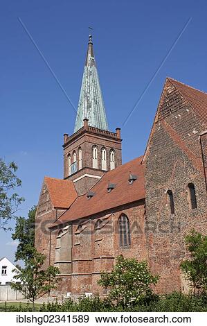 "Church, Bergen, Ruegen Island, Mecklenburg-Western Pomerania, Germany, Europe" View Large Photo Image Stock Photo - "Church, Bergen, Ruegen Island, Mecklenburg-Western Pomerania, Germany, Europe". Fotosearch