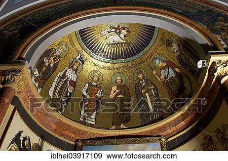 "Church ceiling, Austrian Hospice of the Holy Family, Jerusalem, Israel, Asia" View Large Photo Image Stock Photo - "Church ceiling, Austrian Hospice of the Holy Family, Jerusalem, Israel, Asia". Fotosearch