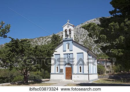 "Church, Gornja Brela, Makarska Riviera, Dalmatia, Croatia, Europe" View Large Photo Image Picture - "Church, Gornja Brela, Makarska Riviera, Dalmatia, Croatia, Europe". Fotosearch