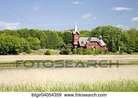 "Church, Halleviksstrand, Bohuslan, Sweden, Europe" View Large Photo Image Stock Photo - "Church, Halleviksstrand, Bohuslan, Sweden, Europe". Fotosearch