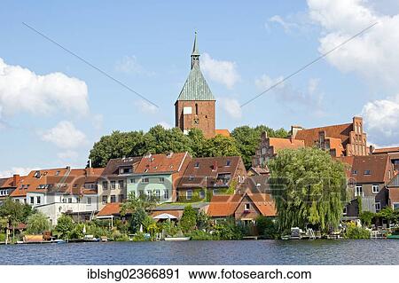 "Church, historic town centre, Ziegelsee Lake, Moelln, Schleswig-Holstein, Germany, Europe" View Large Photo Image Stock Image - "Church, historic town centre, Ziegelsee Lake, Moelln, Schleswig-Holstein, Germany, Europe". Fotosearch