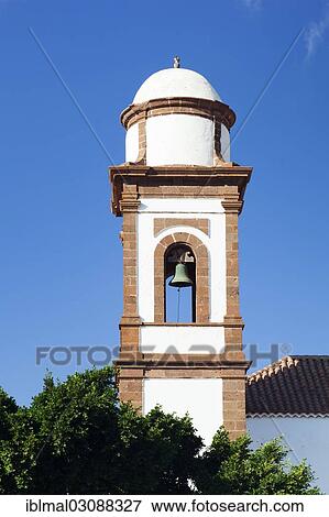 Stock Photo - "Church Iglesia Nuestra Senora de la Antigua, Antigua, Fuerteventura, Canary Islands, Spain, Europe". Fotosearch