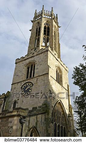 Picture - "Church of All Saints Pavement, York, North Yorkshire, England, United Kingdom, Europe". Fotosearch